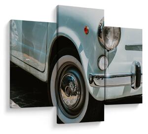 Obraz - Retro auto Fiat (90x60 cm)