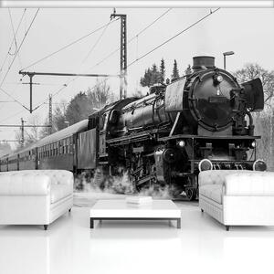 Fototapeta - Parná lokomotíva (152,5x104 cm)