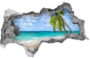 Diera 3D v stene nálepka Tropické pláže nd-b-178941765