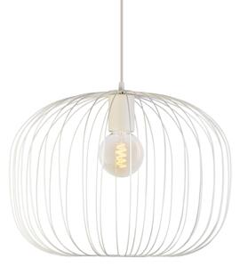 Závesný luster OVELLA 1xE27/15W/230V, priemer 46 cm, krémový