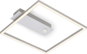 Briloner - LED stropné svietidlo so senzorom FRAME LED/14W/230V 3000K 30x32 cm matný chróm