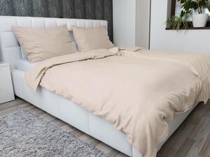 Biante Ľanové posteľné obliečky LEN-005 Režné 140x200 cm