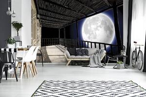 Fototapeta - Terasa s výhľadom na Mesiac (152,5x104 cm)