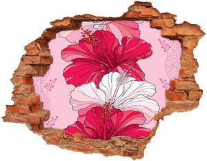 Foto fotografie diera na stenu Havajské kvety nd-c-98842373