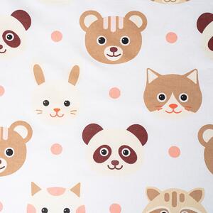 4Home Detské bavlnené obliečky Cute animals, 140 x 200 cm, 70 x 90 cm