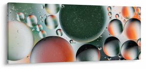 Obraz abstrakcie - bubliny (120x50 cm)