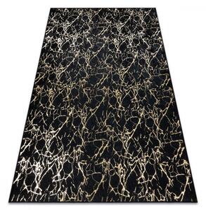 Kusový koberec Acena čiernozlatý 80x150cm