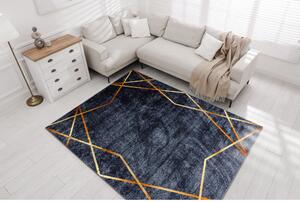 Kusový koberec Alchie tmavo šedý 200x290cm