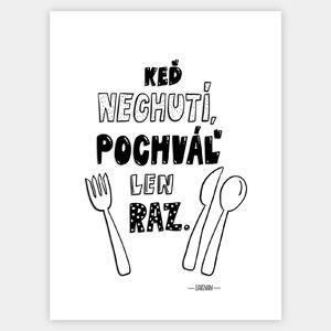 Plagát Pochváľ kuchára