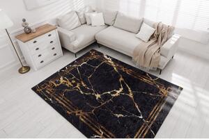 Kusový koberec Atohi čiernozlatý 80x150cm