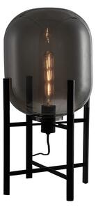 ITALUX FL-82321-1A-S Maversa stolná lampa 1xE27 V500mm čierna, dymová
