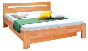 Masívna posteľ Maribo 2, 180x200, vr. roštu, bez matr., čerešňa