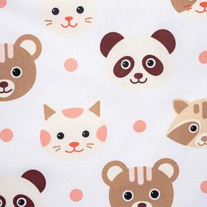 4Home Detské bavlnené obliečky do postieľky Cute animals, 100 x 135 cm, 40 x 60 cm