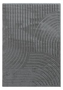 KOBEREC S VYSOKÝM VLASOM, 160/230 cm, antracitová Novel - Koberce