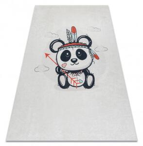 Koberec protišmykový BAMBINO 1129 Panda pre deti - krémový