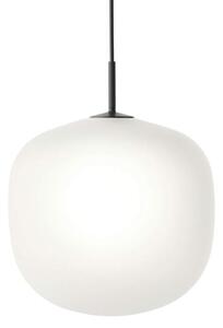 Muuto Závesné svietidlo Rime Ø37, opal/black RIMPEN3701