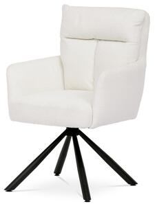 Jedálenská stolička TUANA biela/čierna