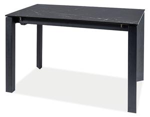 Jedálenský stôl MITRUPUL čierny mramor