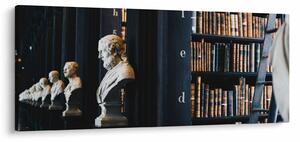 Obraz - V knižnici (120x50 cm)
