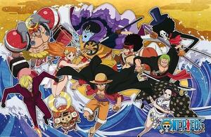 Plagát, Obraz - One Piece - The Crew in Wano Country, (91.5 x 61 cm)