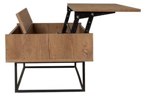 Dizajnový konferenčný stolík Gabryle 120 cm vzor orech