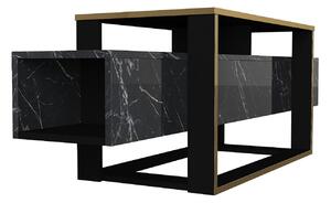 Dizajnový TV stolík Olivera 160 cm čierny