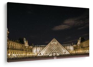 Obraz - Louvre v noci (90x60 cm)