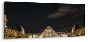 Obraz - Louvre v noci (120x50 cm)