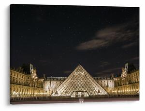 Obraz - Louvre v noci (70x50 cm)