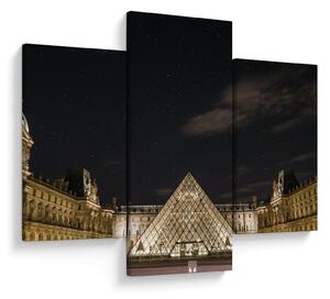 Obraz - Louvre v noci (90x60 cm)