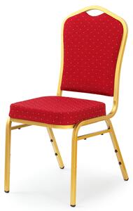 Jedálenská stolička SCK-66 zlatá/vínová