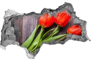 Samolepiaca nálepka Červené tulipány nd-b-137777387
