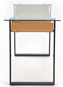 Písací stôl SCB-36 dub zlatý/čierna