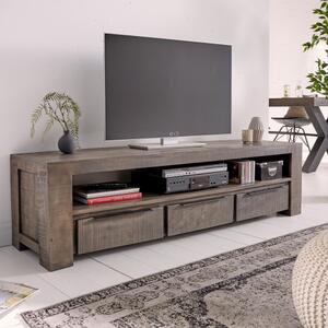 TV-skrinka 39279 170cm Masív drevo Mango Industrial look-Komfort-nábytok
