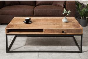 Konferenčný stôl 39293 100x60cm Drevo Mango - PRODUK JE SKLADOM - 2Ks-Komfort-nábytok