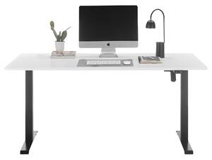 Písací stôl TOLT biela/čierna