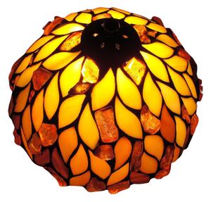 Lampa Tiffany jantarová 33*20Ø AMBER