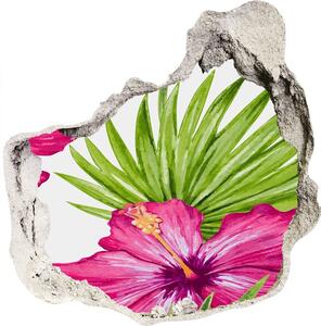 Nálepka 3D diera Havajské kvety nd-p-91341582