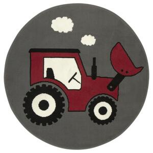 Detský koberec Luna Kids 534457/51915 Traktor, krémový
