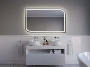 Atypické zrkadlo do kúpeľne s LED osvetlením A7