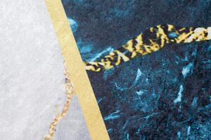 Výrazný trendový koberec s protišmykovou úpravou Modrá Šírka: 80 cm | Dĺžka: 150 cm