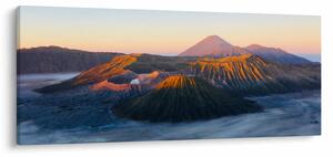 Obraz hory Bromo v Indonézii (120x50 cm)