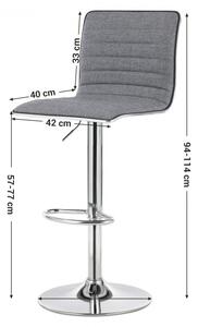 Barové stoličky 2 ks LJB15G