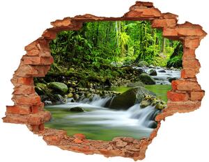 Samolepiaca diera múr 3D Horského potoka nd-c-15363026