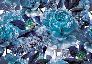 Fototapeta - Modré kvety (152,5x104 cm)