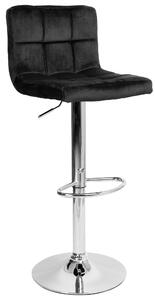 ViaDomo Via Domo - Barová stolička Tavolla - čierna - 40x107 cm