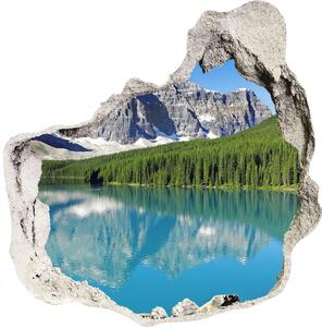 Samolepiaca nálepka fototapeta Jazero v horách