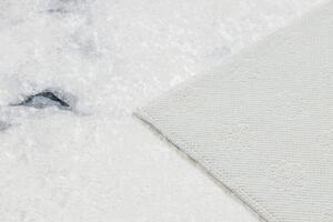 Koberec ANDRE protišmykový, prateľný 1220 - Mramor, biely