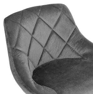 ViaDomo Via Domo - Barová stolička Mano - grafit - 47x105 cm