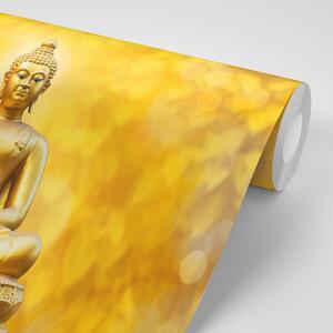 Tapeta zlatá socha Budhu